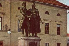 317-Thueringen-2-Weimar-Goethe-Schiller-Denkmal
